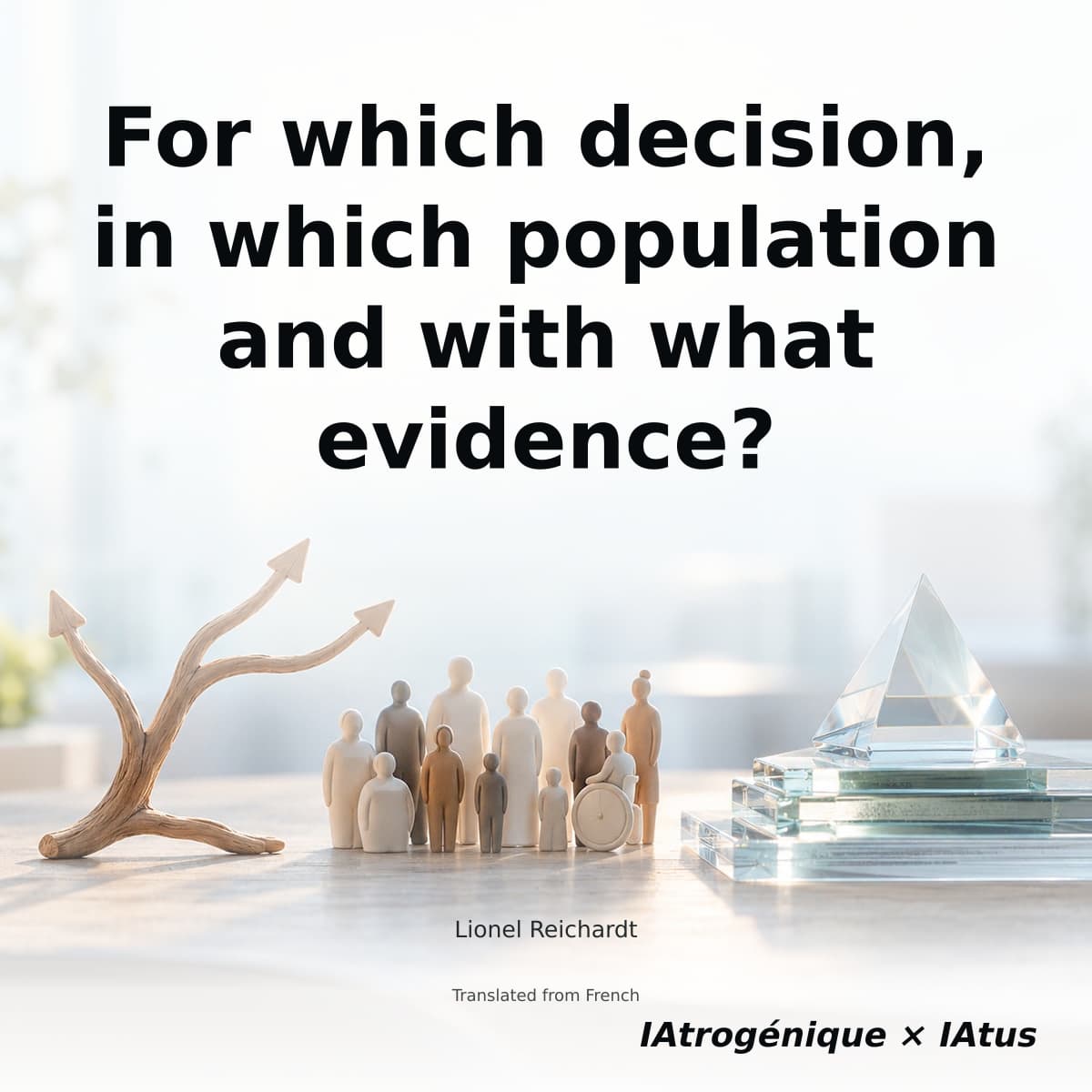 For which decision, in which population and with what evidence?
