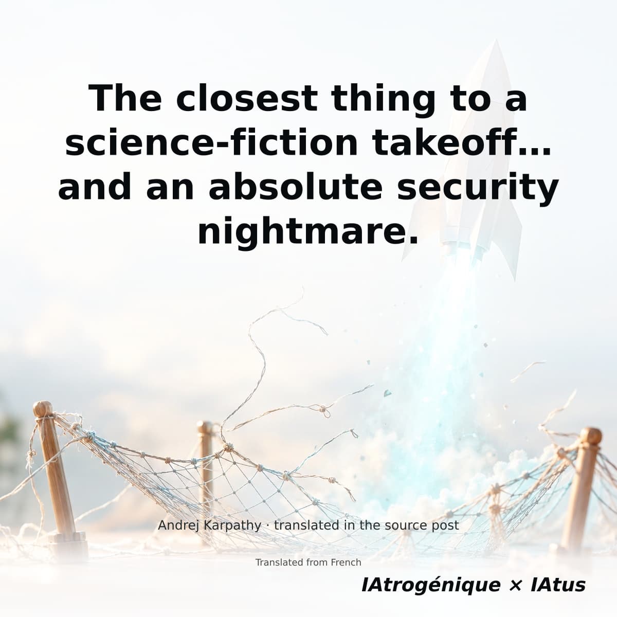 The closest thing to a science-fiction takeoff… and an absolute security nightmare.