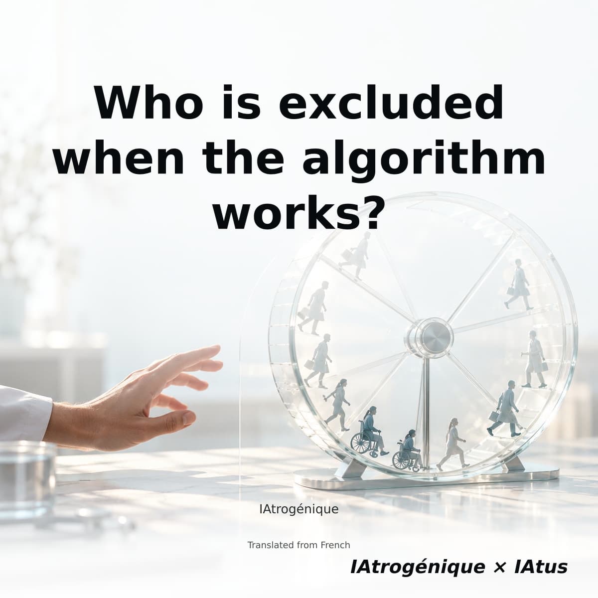 Who is excluded when the algorithm works?