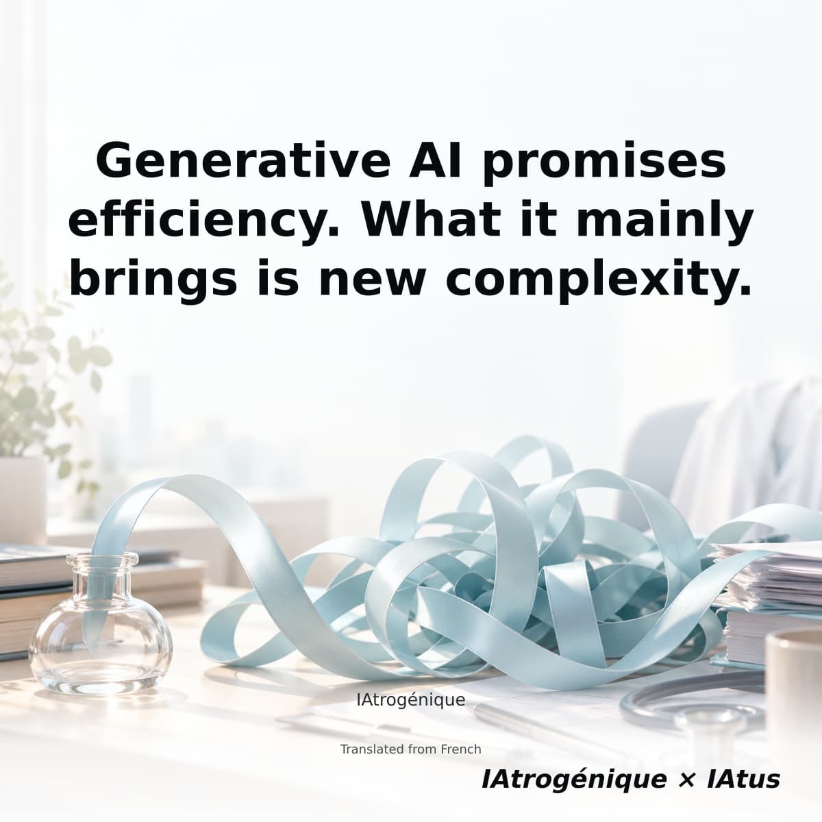 Generative AI promises efficiency. What it mainly brings is new complexity.