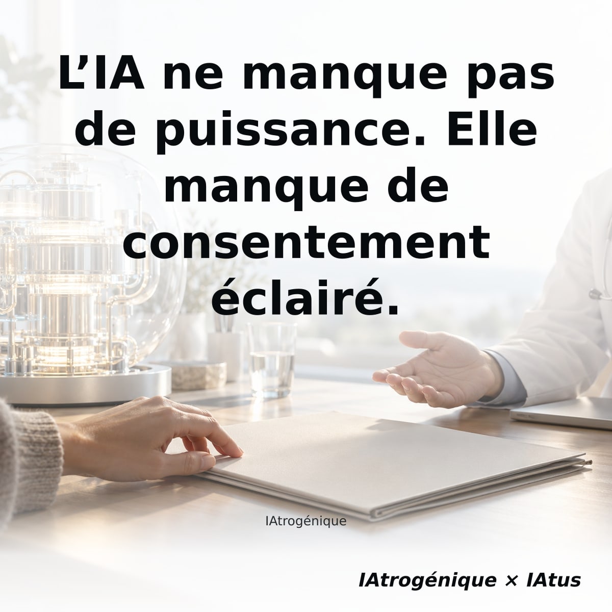 L’IA ne manque pas de puissance. Elle manque de consentement éclairé.